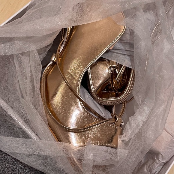 Womens Thigh High Lace Up Stiletto Sandals Party Boots Size 9 still in box - Picture 6 of 6